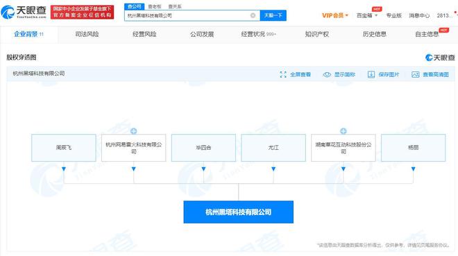 網(wǎng)易雷火投資成立黑塔科技，深耕動(dòng)漫游戲與數(shù)字創(chuàng)意軟件開(kāi)發(fā)